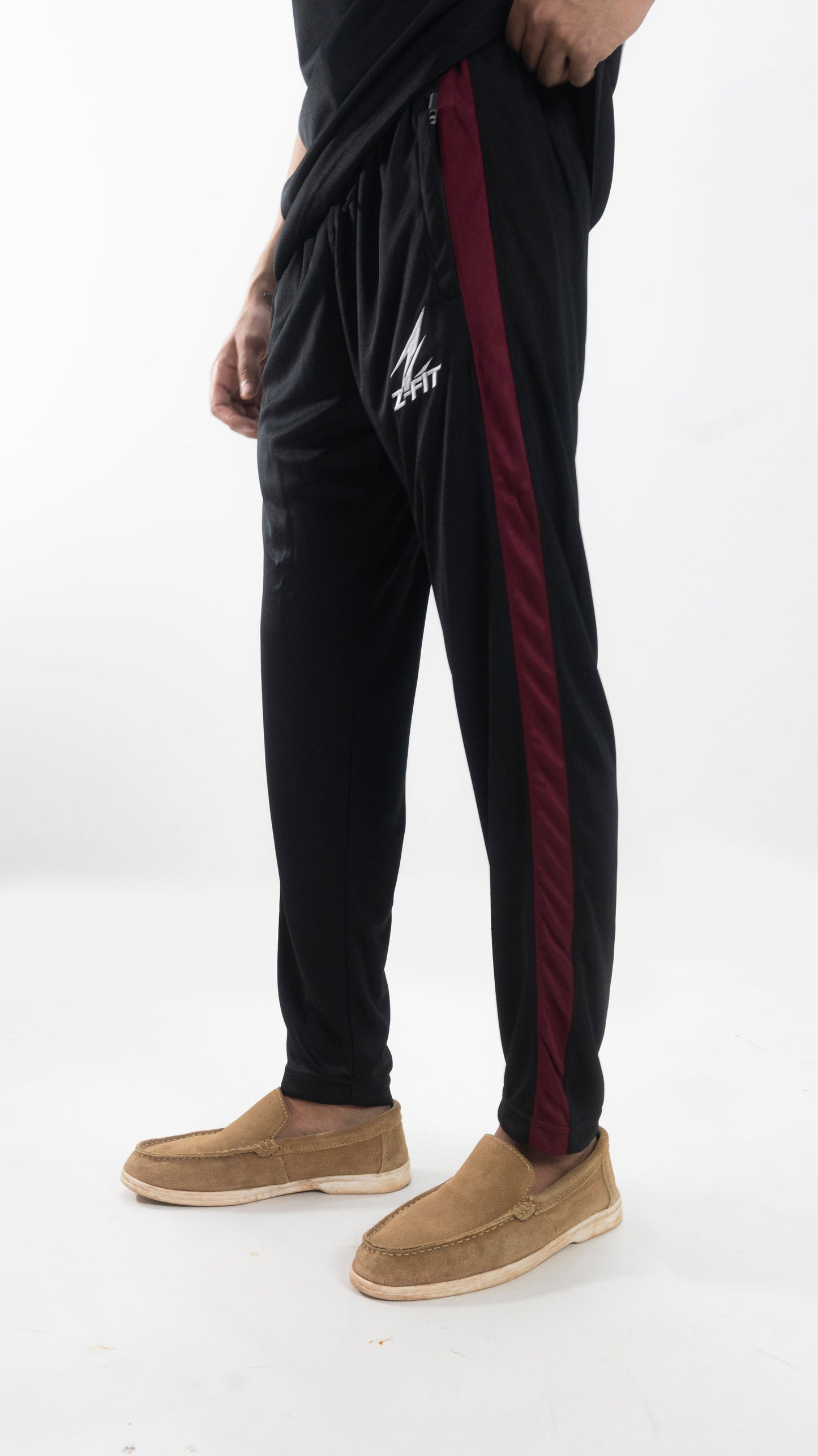 Z-Fit Elite Black & Burgundy Tracksuit